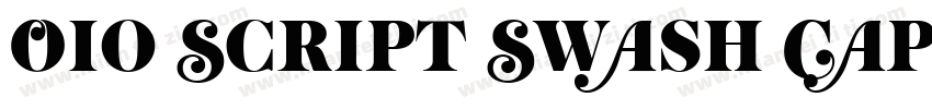 Oio Script Swash Cap字体转换
